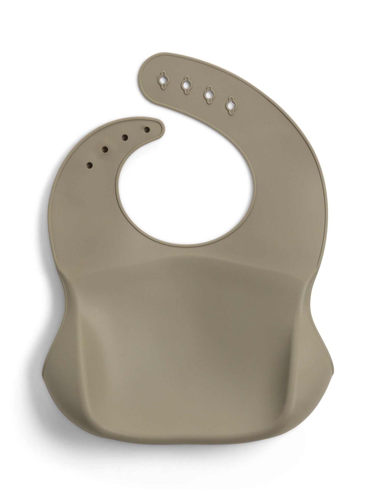 Colored Organics - Baby Silicone Bucket Bib - Sage