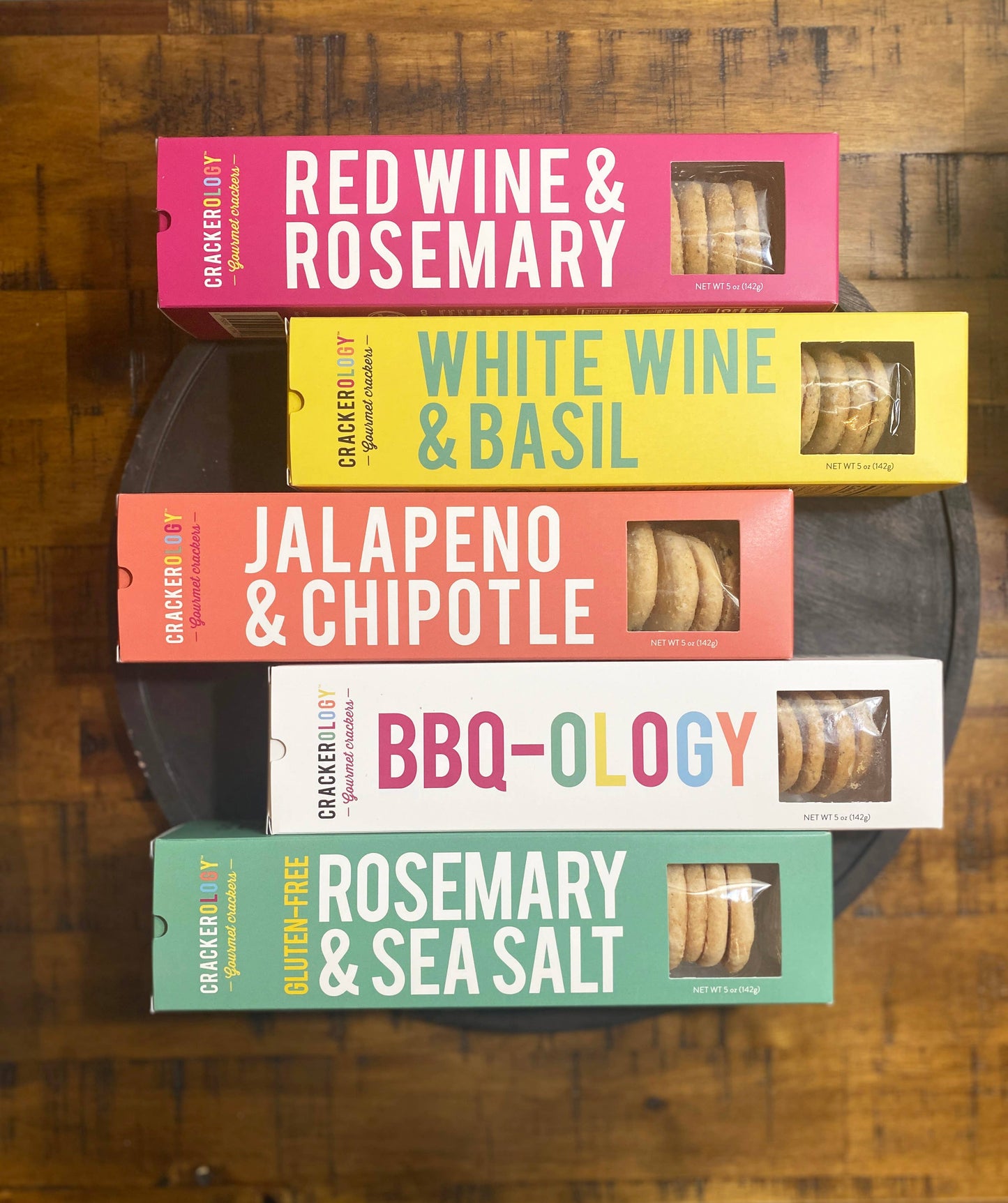Crackerology - Red Wine & Rosemary Crackers