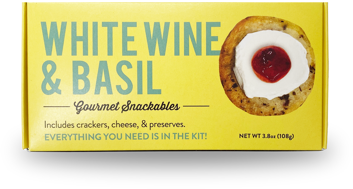 Crackerology - Snackable White Wine & Basil