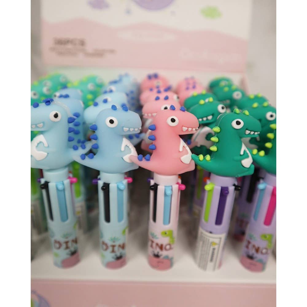 Love and Repeat - 36-pc Dino Multi Color Pen Set: MIX COLOR / ONE