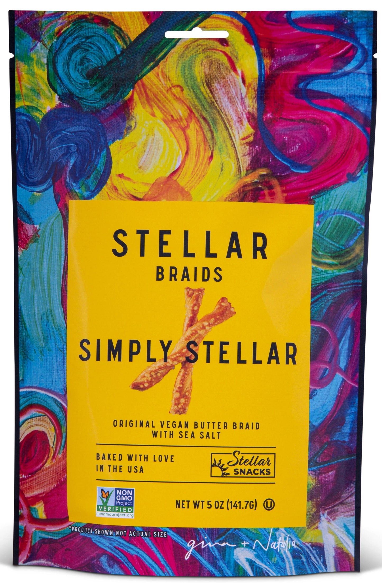 Stellar Snacks - Stellar Pretzel Braids - Simply Stellar - 5oz