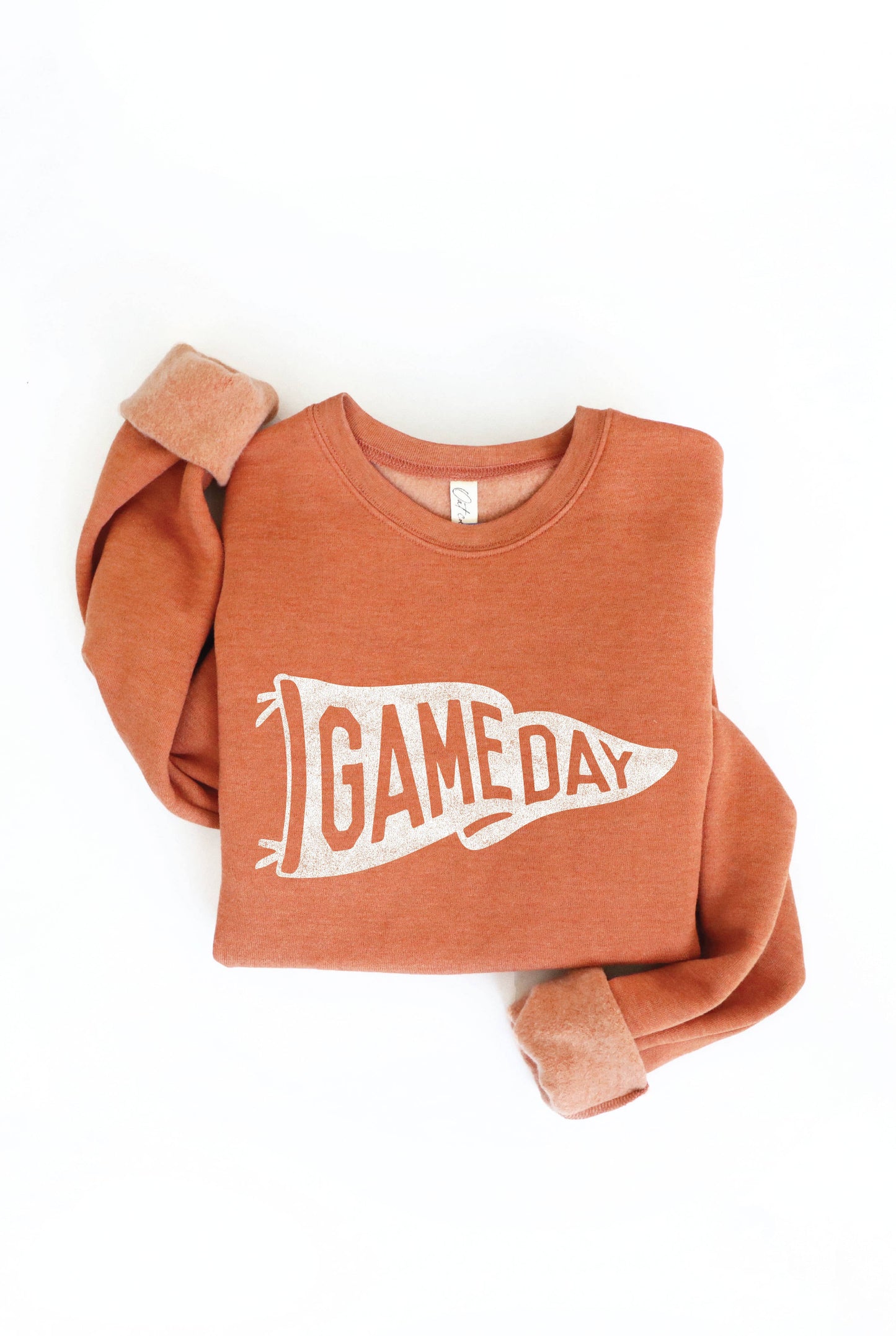 OAT COLLECTIVE - GAME DAY PENNANT Graphic Sweatshirt (dark grey)