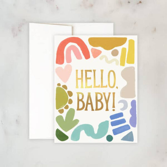 Idlewild Co. - Baby Shapes Card