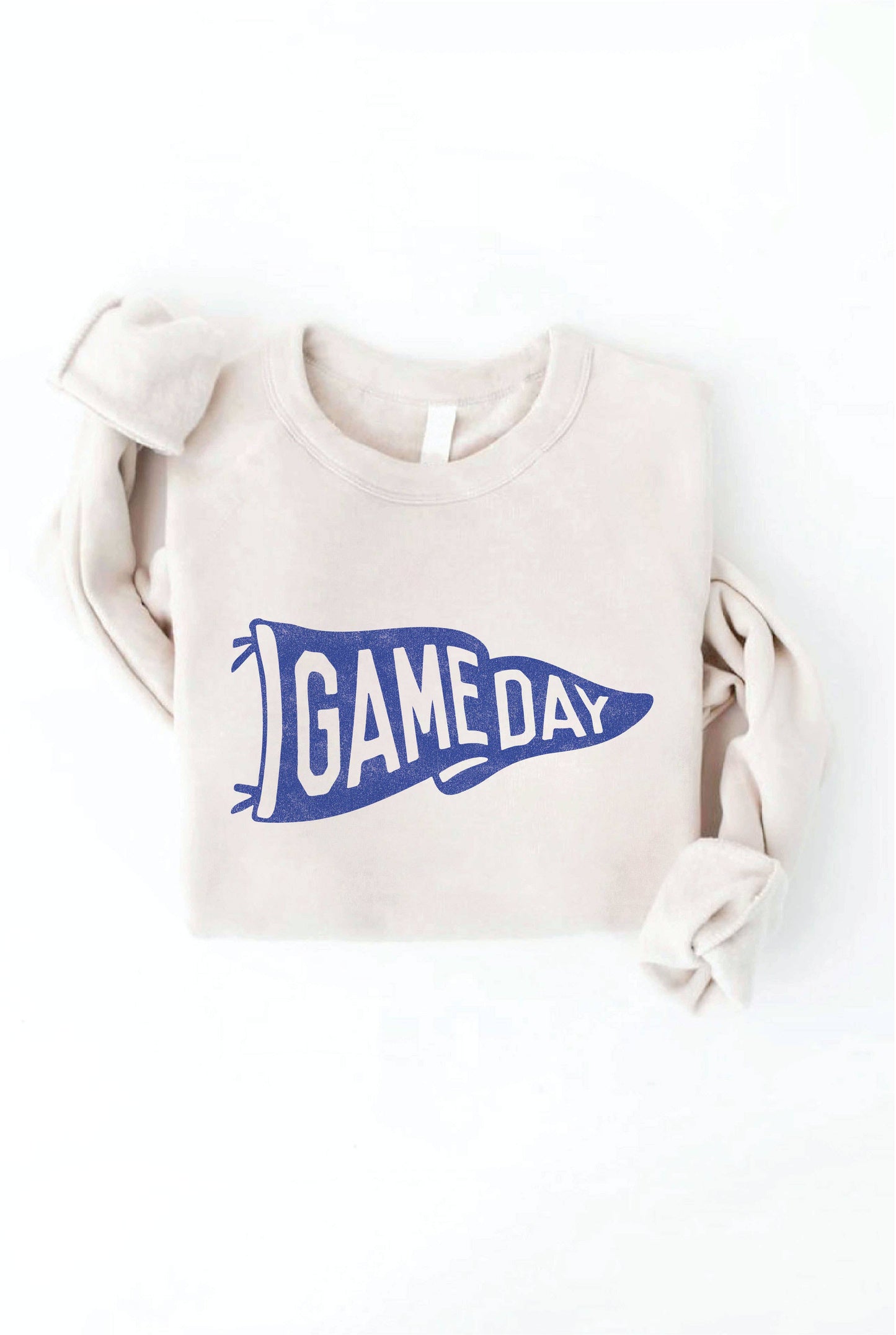 OAT COLLECTIVE - GAME DAY PENNANT Graphic Sweatshirt (dark grey)