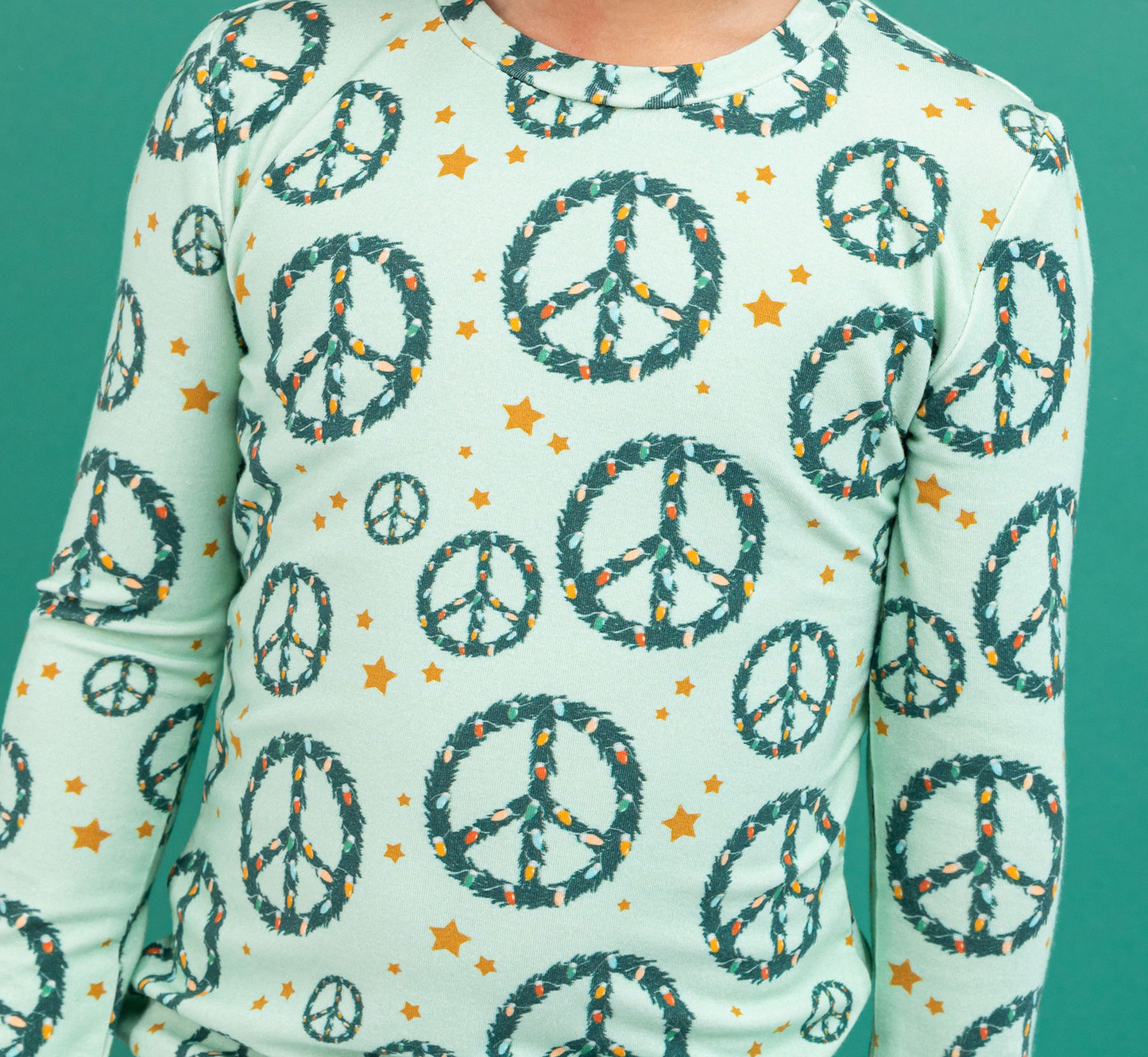 Bird & Bean® - Bamboo Christmas Pajamas - Peace + Joy
