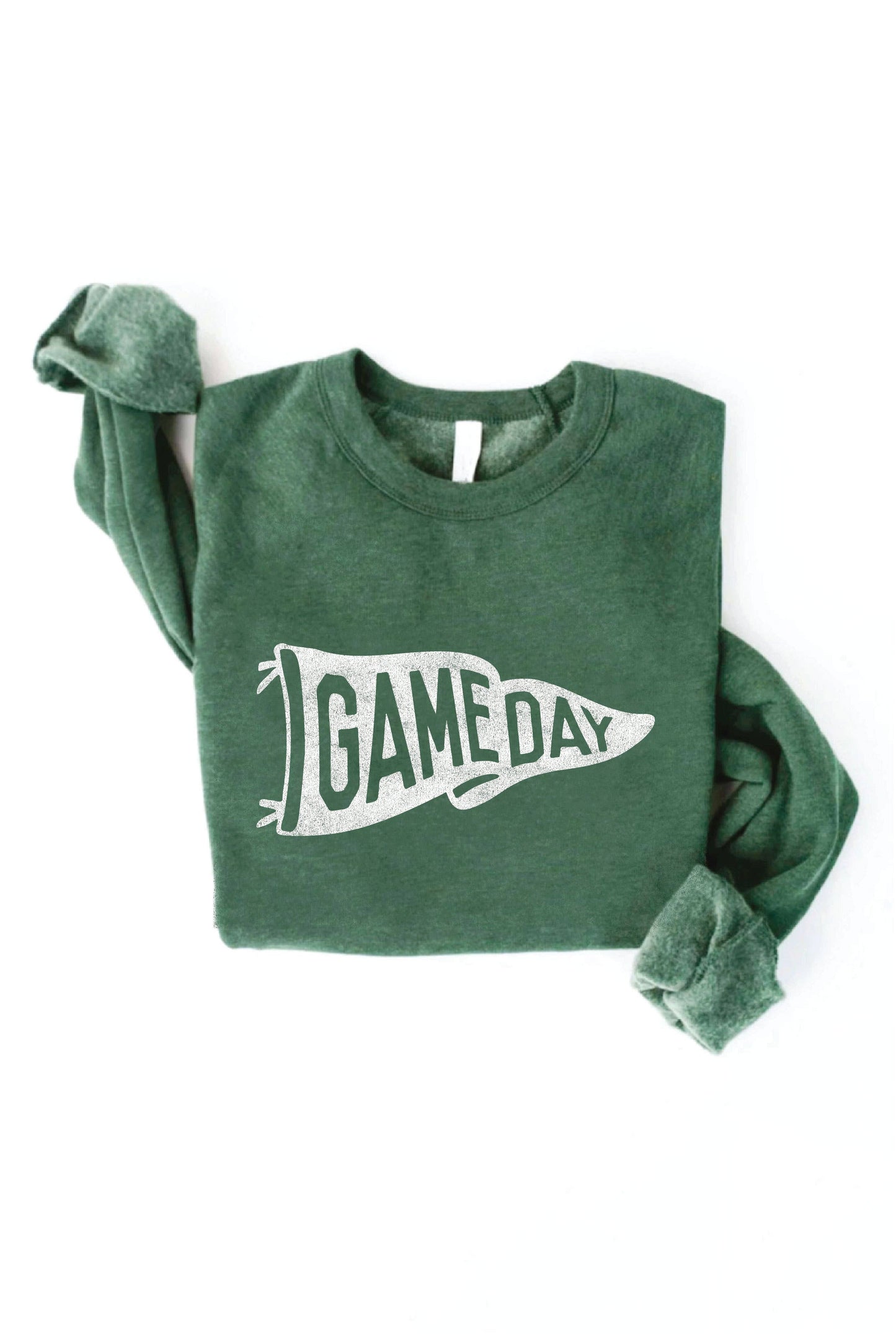 OAT COLLECTIVE - GAME DAY PENNANT Graphic Sweatshirt (dark grey)