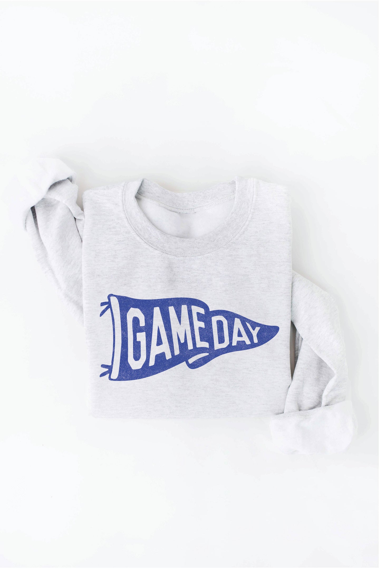 OAT COLLECTIVE - GAME DAY PENNANT Graphic Sweatshirt (dark grey)