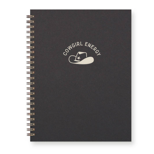Ruff House Print Shop - Cowgirl Energy Journal: Lined Notebook