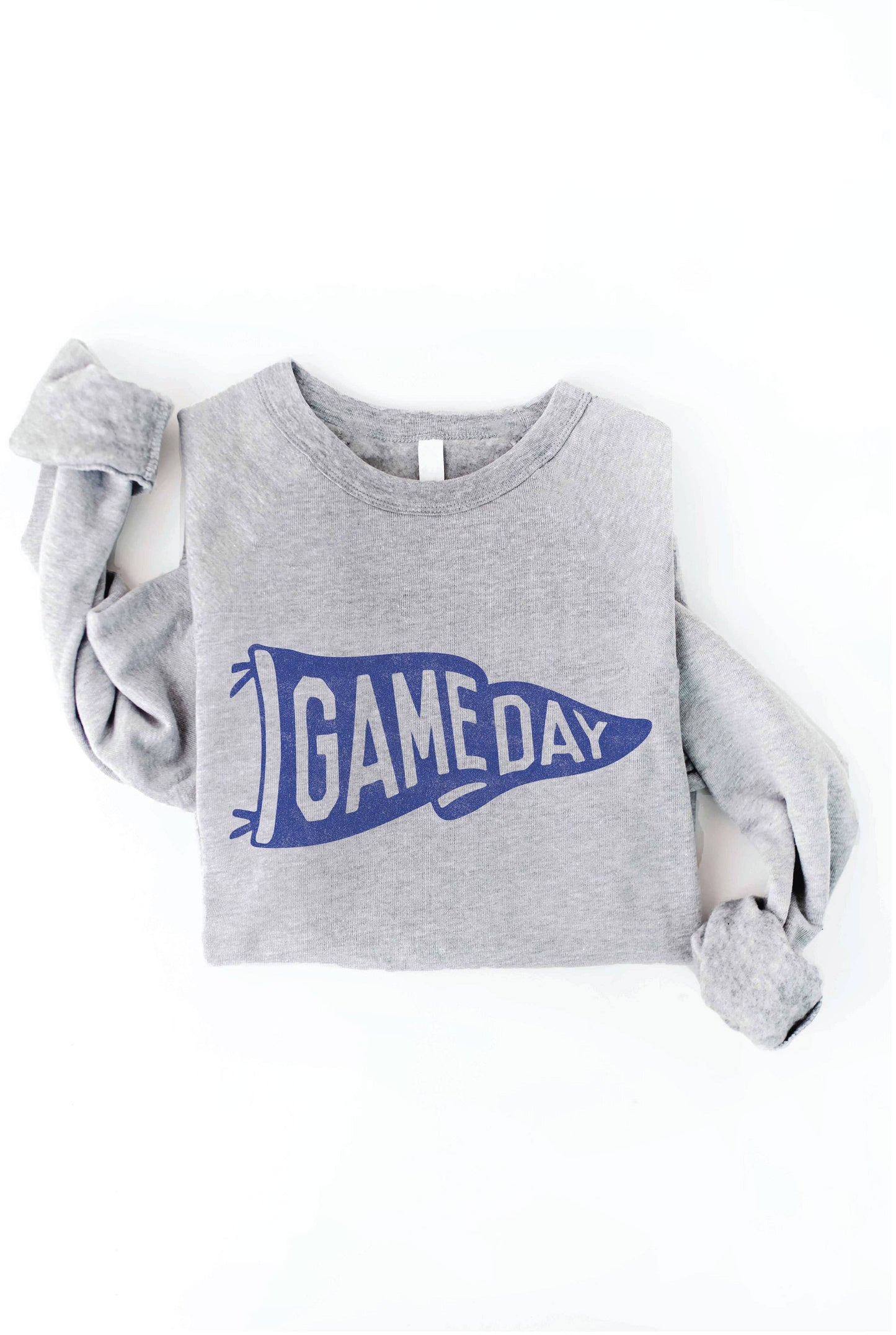 OAT COLLECTIVE - GAME DAY PENNANT Graphic Sweatshirt (dark grey)