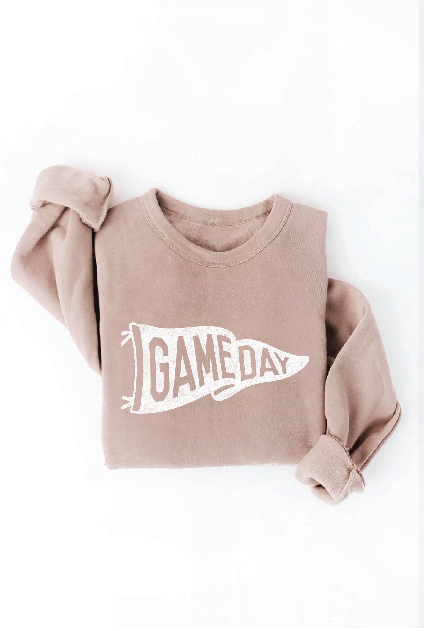 OAT COLLECTIVE - GAME DAY PENNANT Graphic Sweatshirt (dark grey)