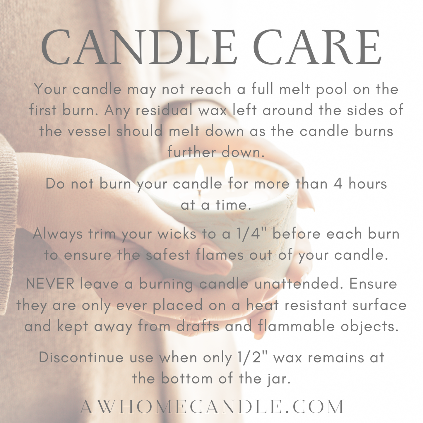 AW HOME candle co - MIRAGE Concrete Candle | Coconut Wax | Luxury Candle