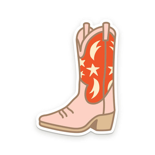 Ruff House Print Shop - Cowboy Boot Sticker