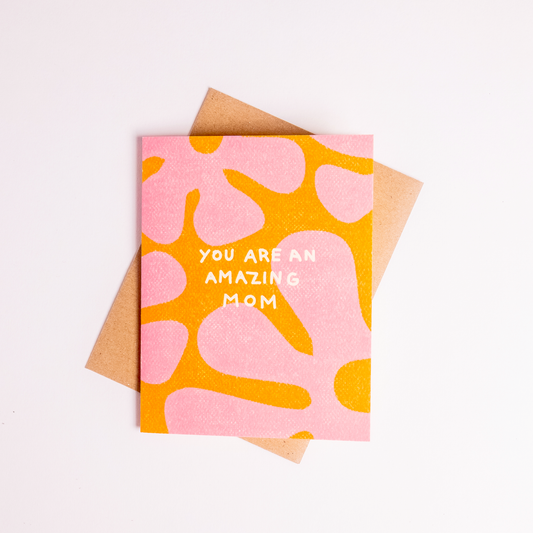 Daydream Prints - You Are an Amazing Mom - Retro Floral Mother's day card