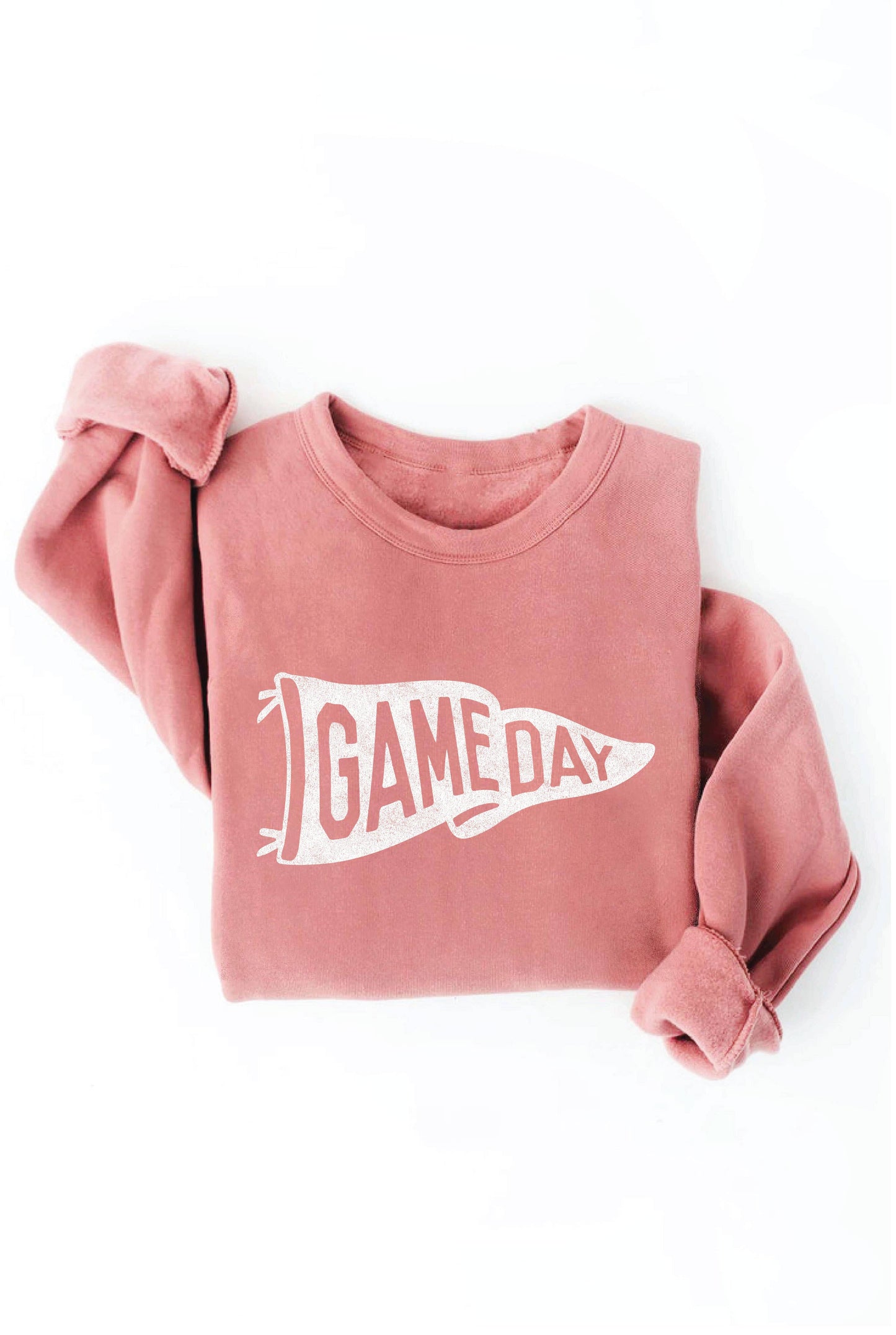 OAT COLLECTIVE - GAME DAY PENNANT Graphic Sweatshirt (dark grey)