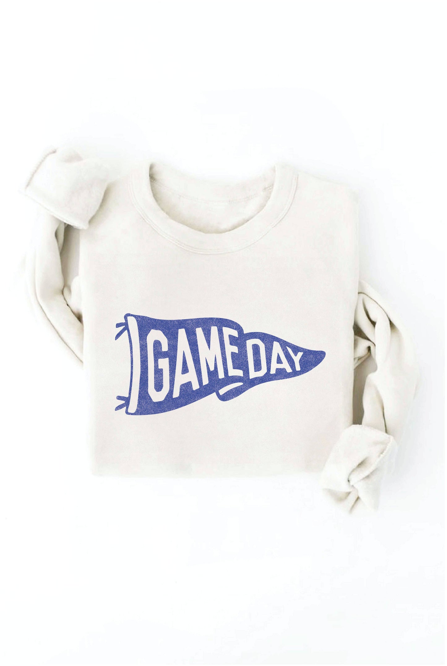 OAT COLLECTIVE - GAME DAY PENNANT Graphic Sweatshirt (dark grey)