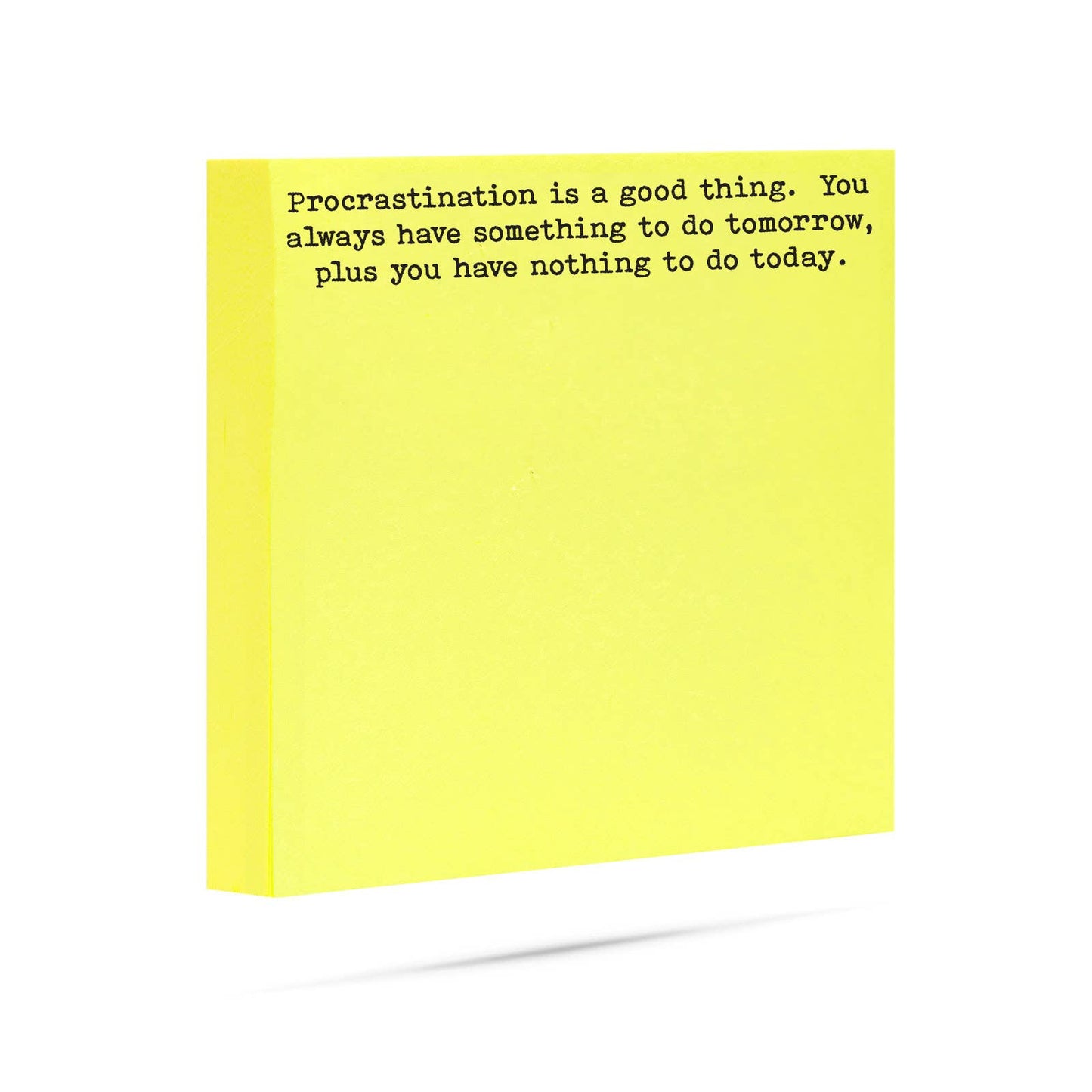 ellembee gift - Procrastination is a good thing |  sticky notes with sayings