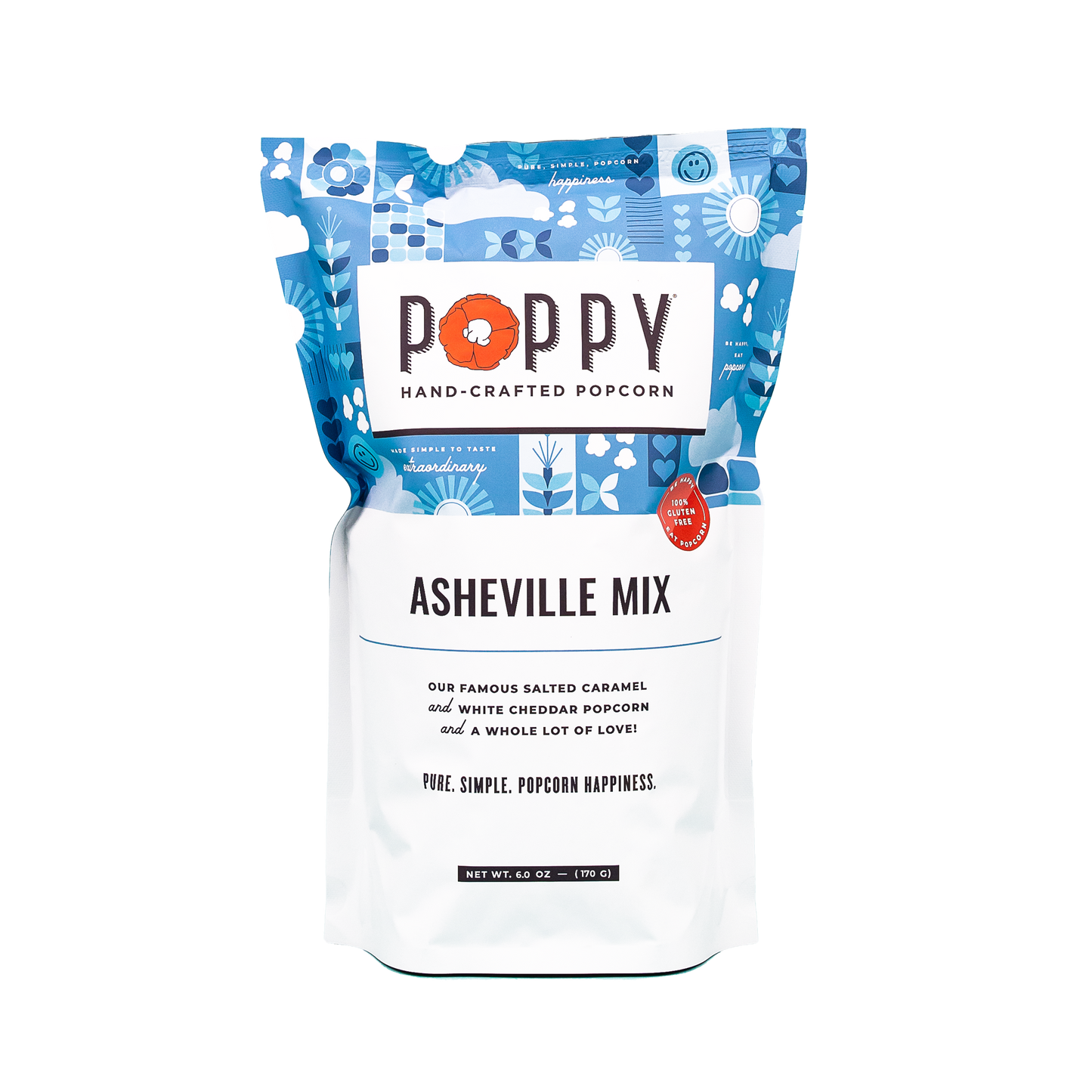 Poppy Hand-Crafted Popcorn - Asheville Mix Popcorn