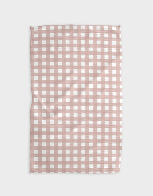 Geometry - Gigi - Dusty Rose Tea Towel