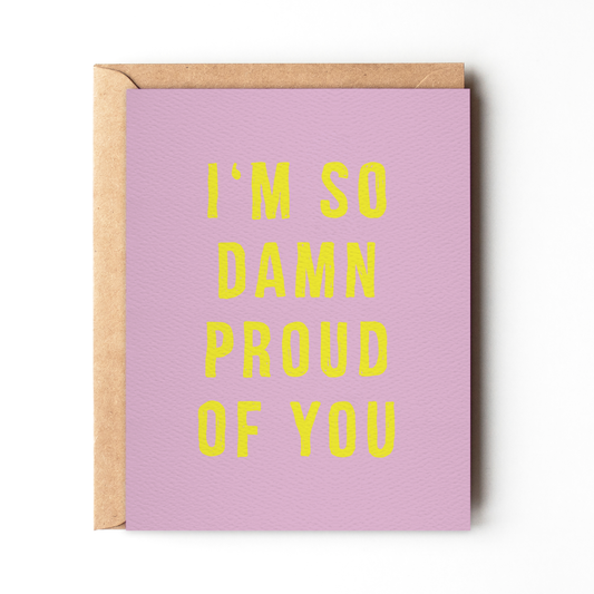 Daydream Prints - I'm so Proud of You - Graduation card