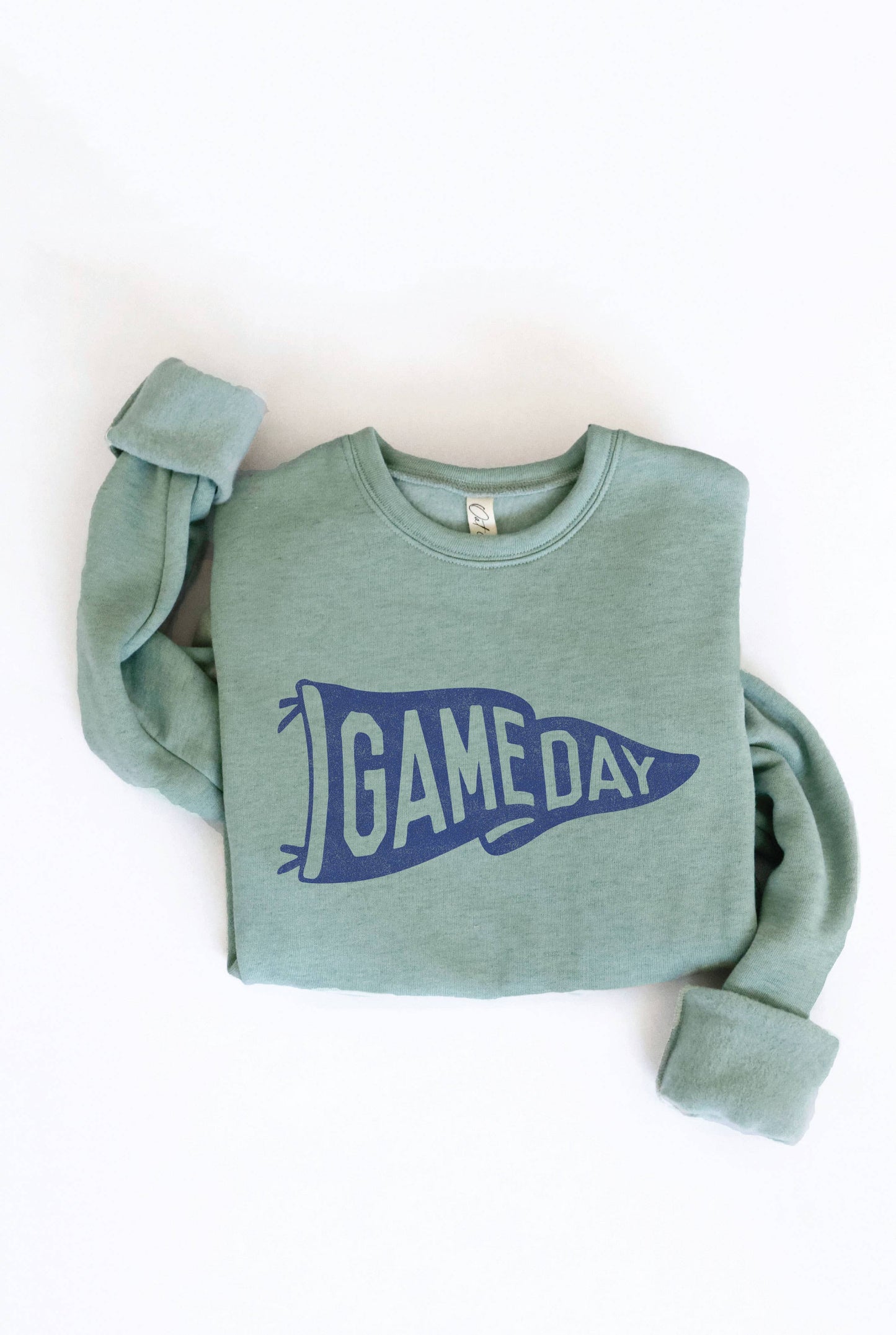OAT COLLECTIVE - GAME DAY PENNANT Graphic Sweatshirt (dark grey)