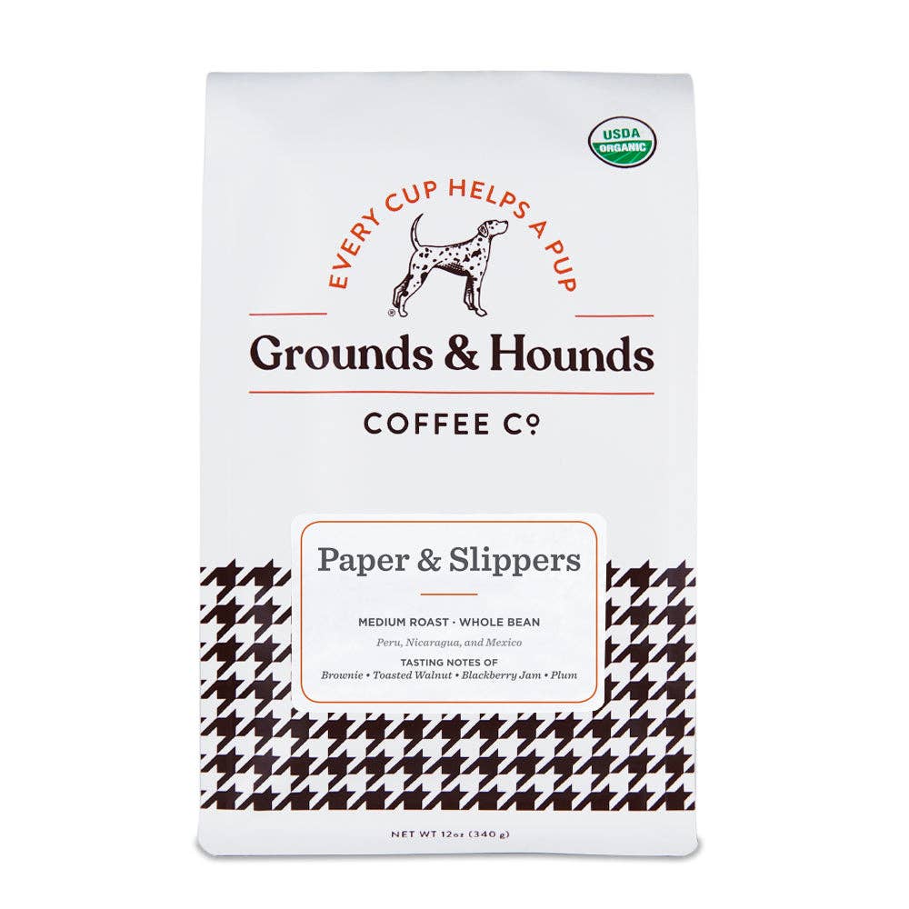 Grounds & Hounds Coffee Co. - Paper & Slippers™ Medium Roast Blend