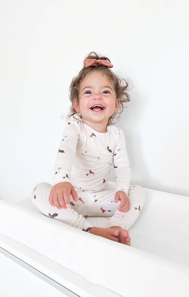 Dreamy Skies Baby - Bamboo Two Piece Pj Set in Good Boys