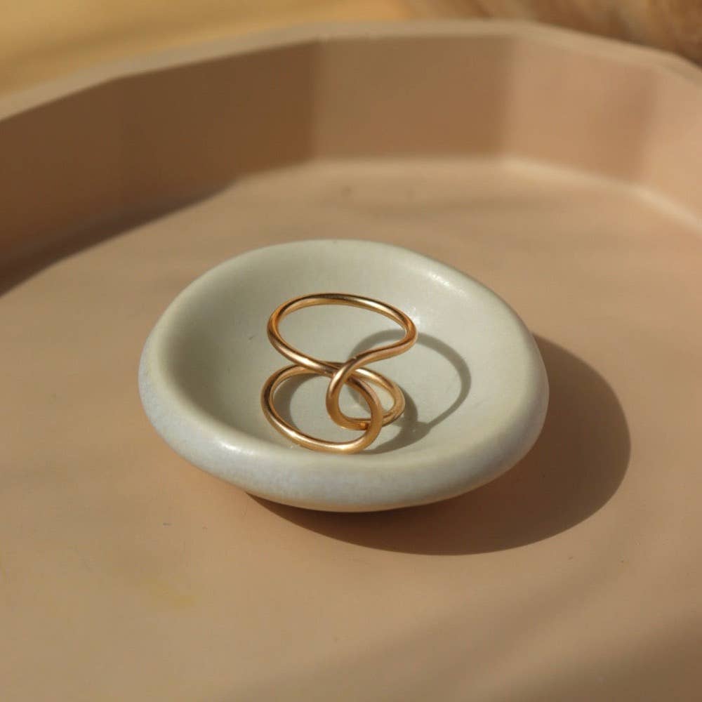 Buckle Ring: 14k Gold Fill / 7