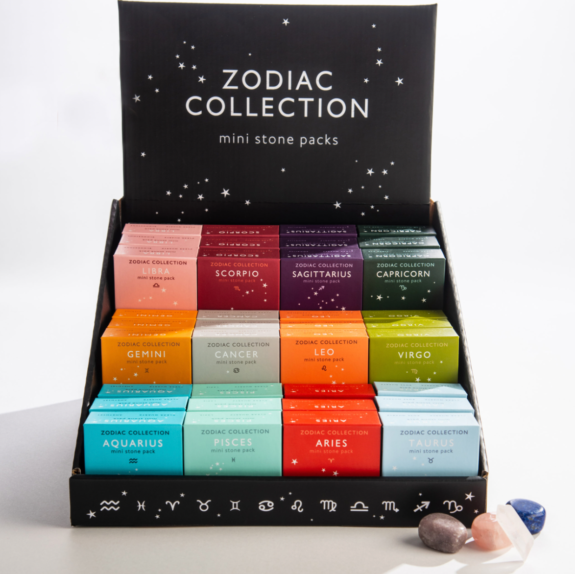GeoCentral Zodiac Collection Mini Crystals Kit- Stone Pack