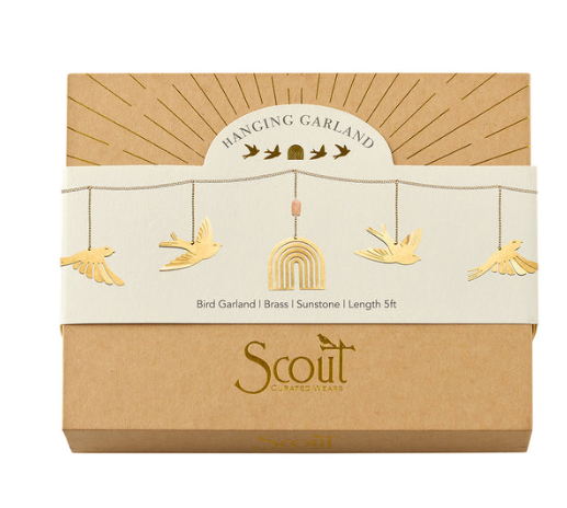 Scout Curated Wears - Gold Garland - Bird / Sunstone
