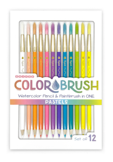 Snifty Colorbrush Pastel Watercolor Pencil & Paintbrush in One Set