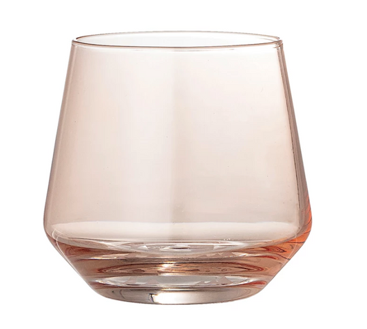 Wine Cocktail Drinking Glass - Pink