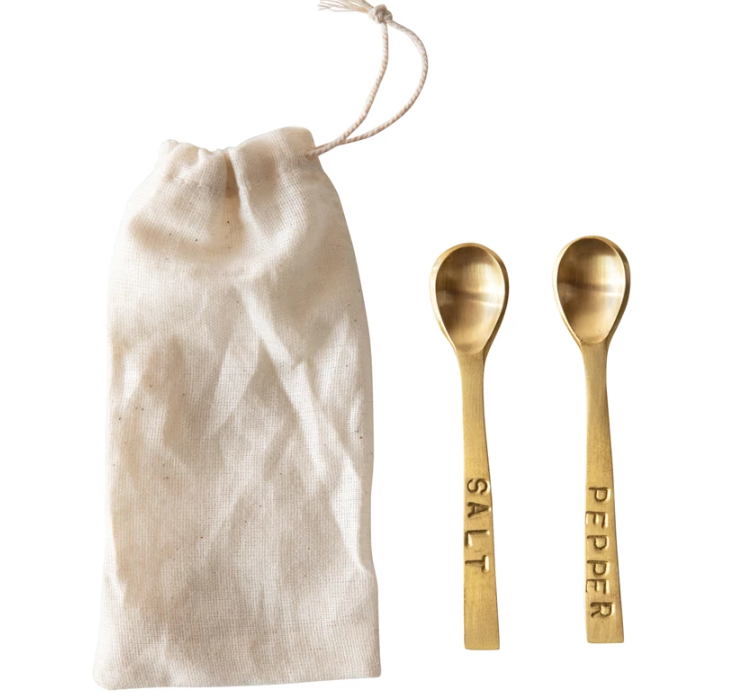 Salt & Pepper Spoons - Set of 2