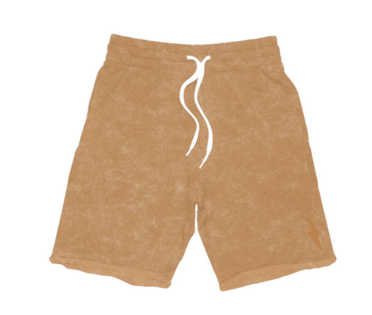 Tiny Whales Sequoia Sweat Shorts - Mineral Rust