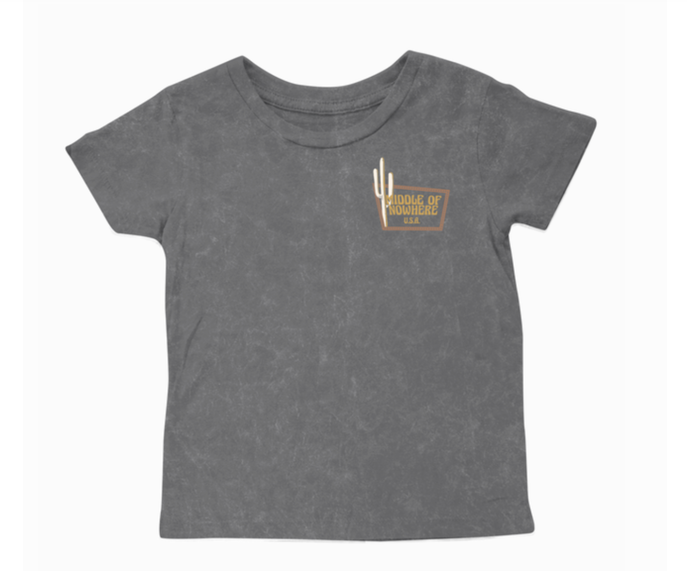 Tiny Whales Middle of Nowhere Tee - Mineral Black