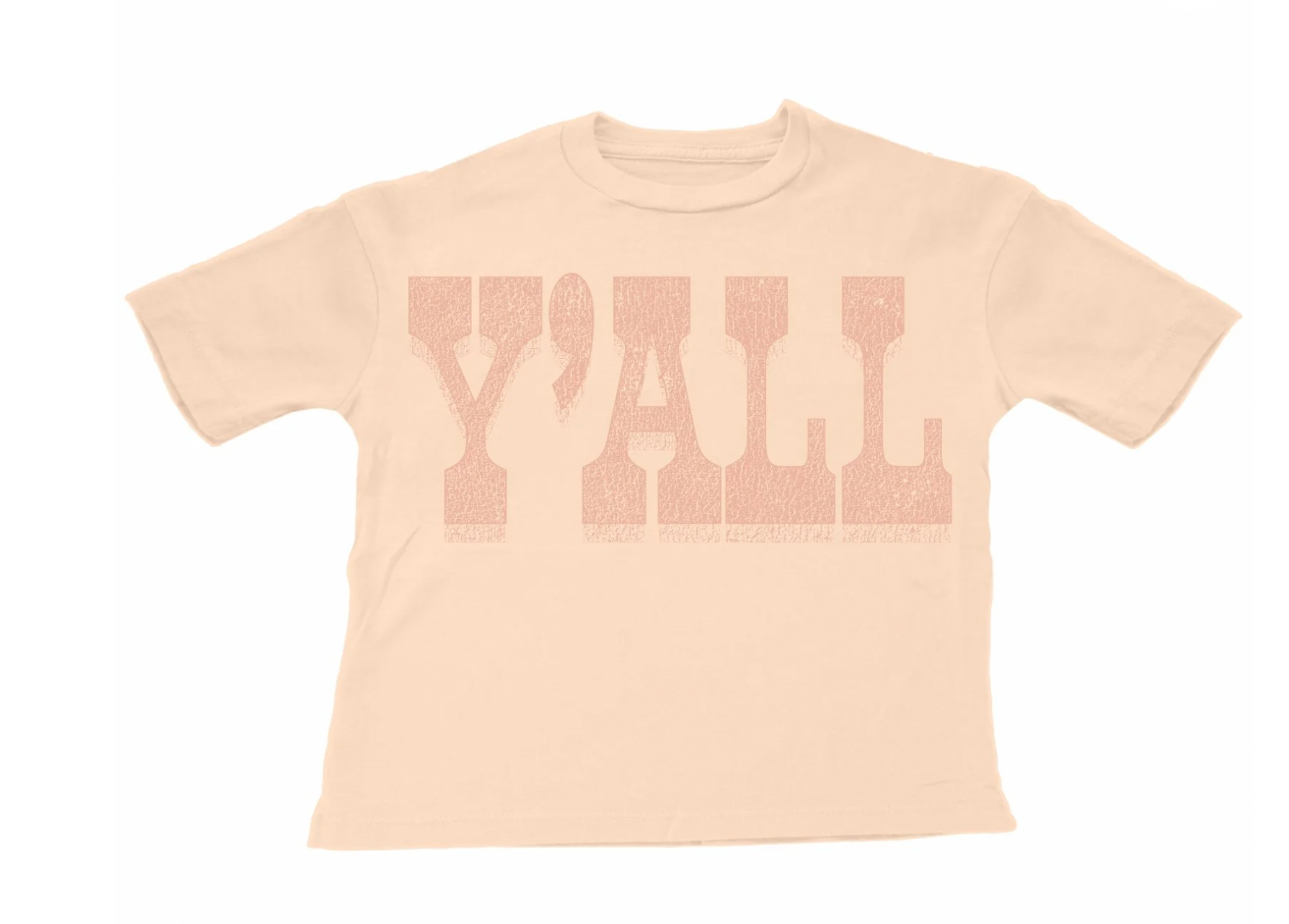 Tiny Whales - Y'All Super Tee - Faded Pink