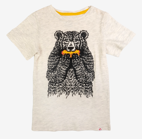 Appaman graphic short sleeve tee - hangry bear
