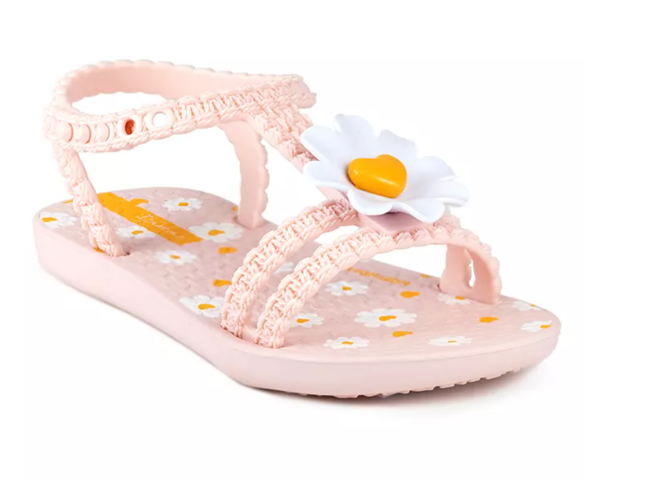 Ipanema Daisy Baby Pink Yellow White Sandals