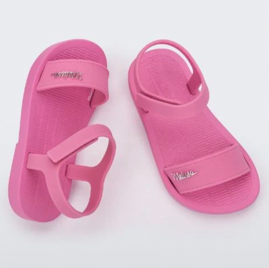 Mini Melissa Sun Laguna Girls Sandals - Pink