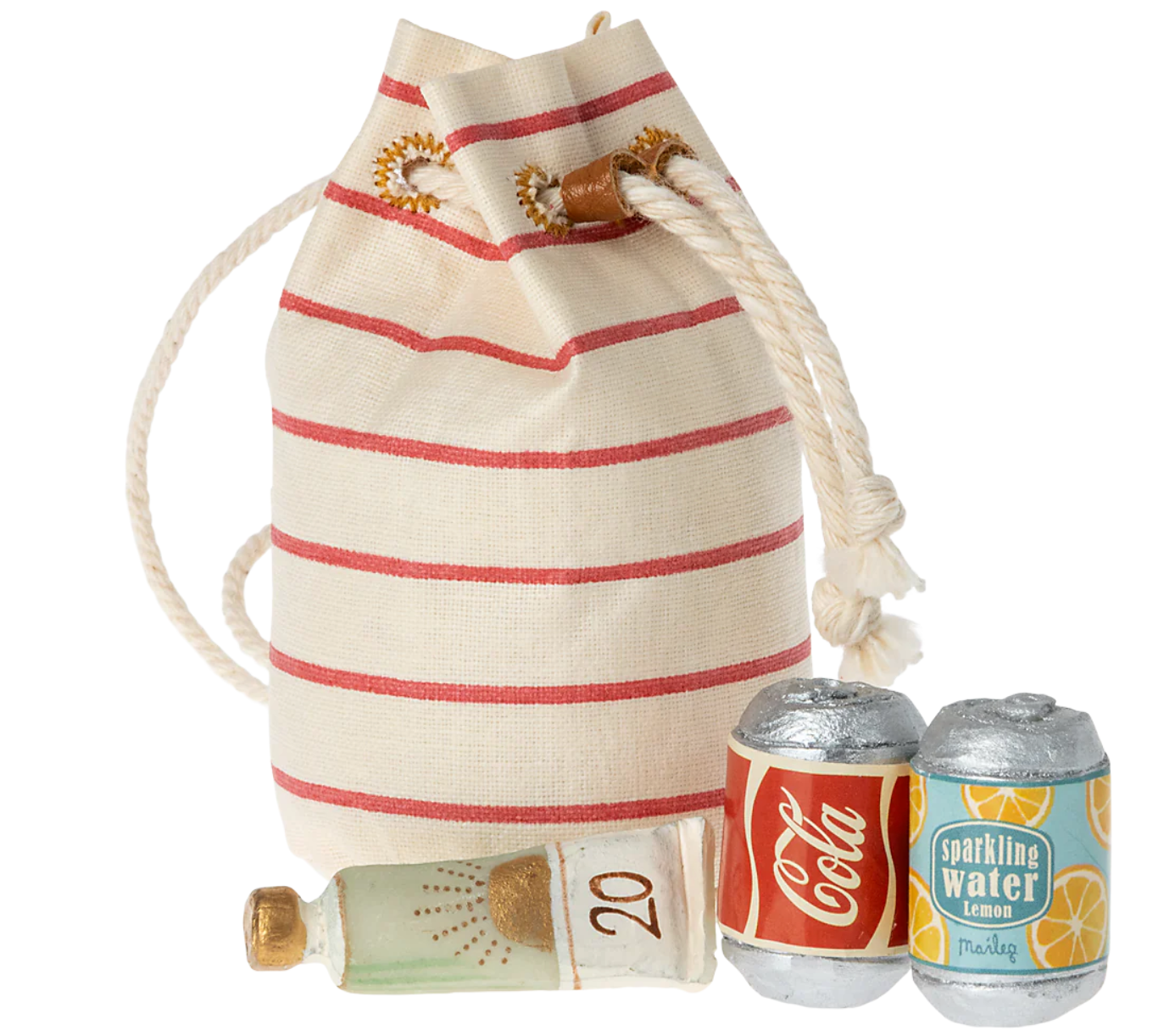 Maileg Bag w/ Beach Essentials - Mouse