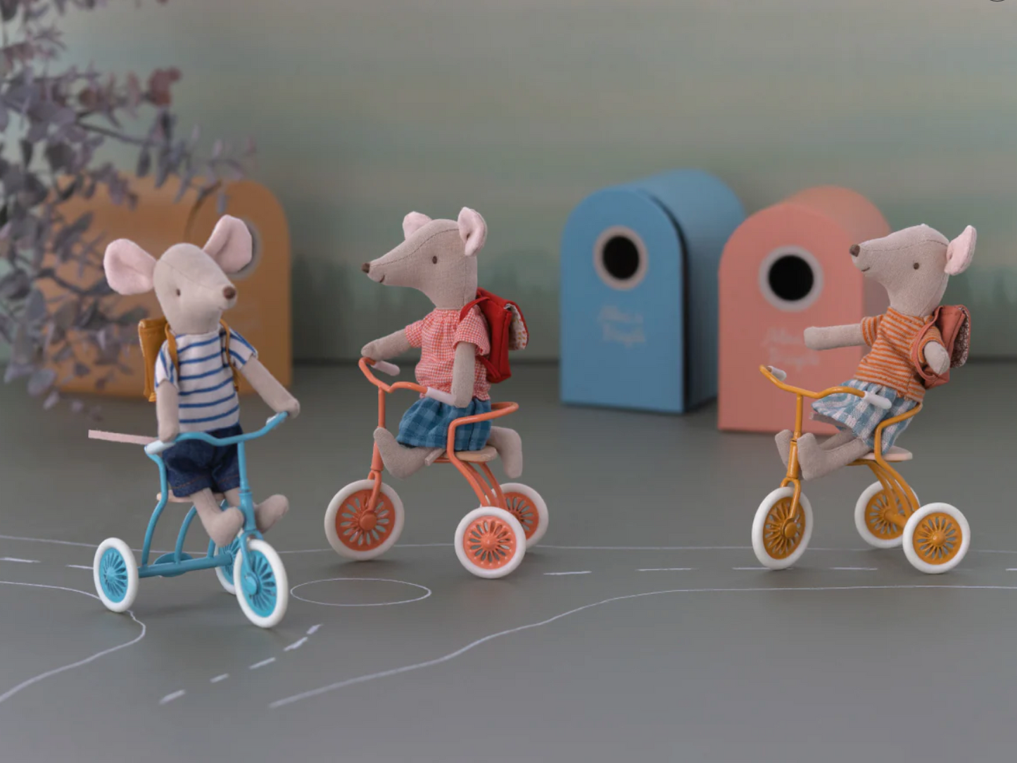 Maileg Tricycle Mouse Red - Big Sister