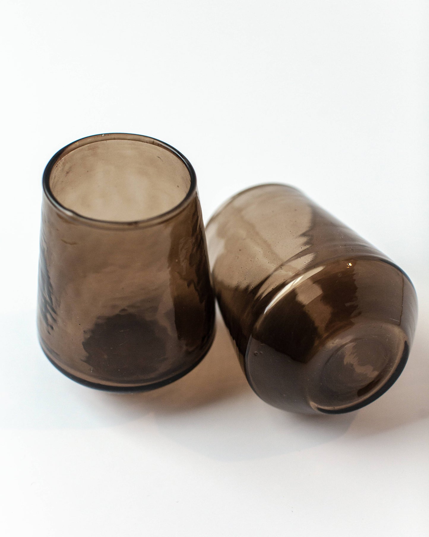 Creative Women - Handblown Hammered Glass Water Tumbler - assorted colors