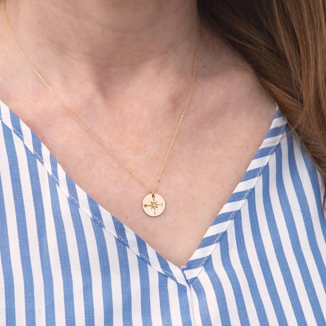 Ever Aster - Compass Necklace