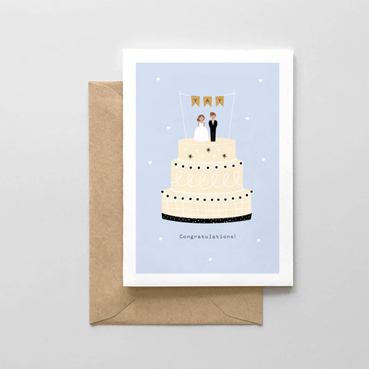 Spaghetti & Meatballs - Congratulations! Wedding Cake