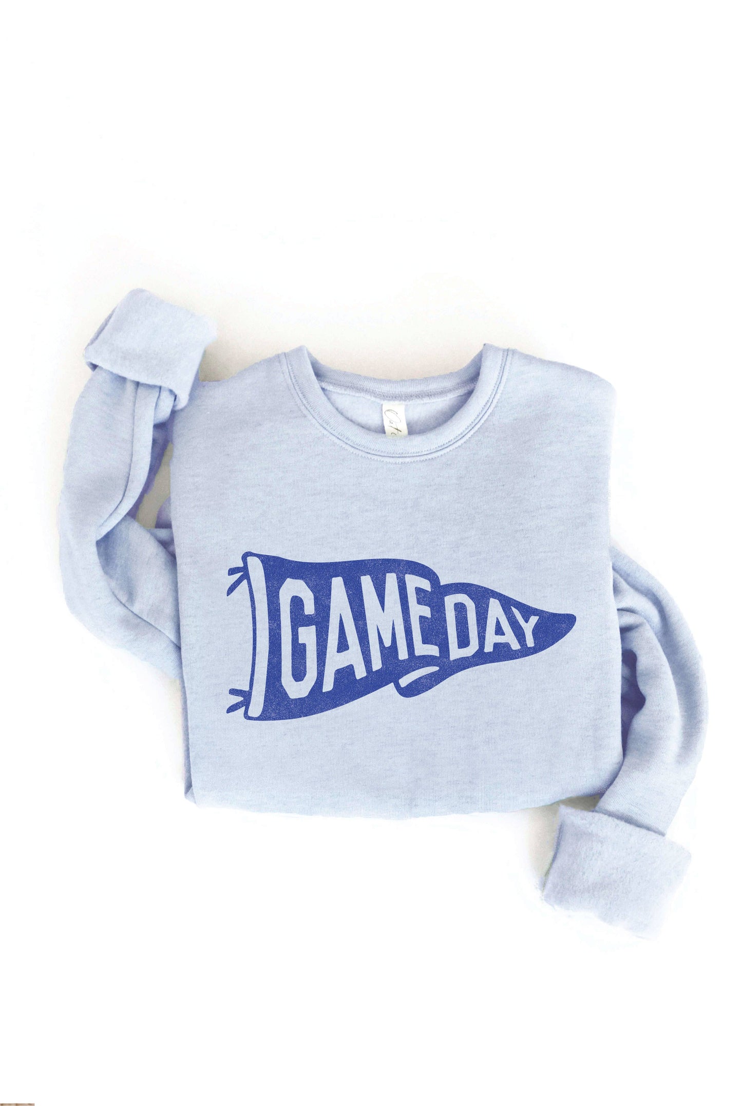 OAT COLLECTIVE - GAME DAY PENNANT Graphic Sweatshirt (dark grey)