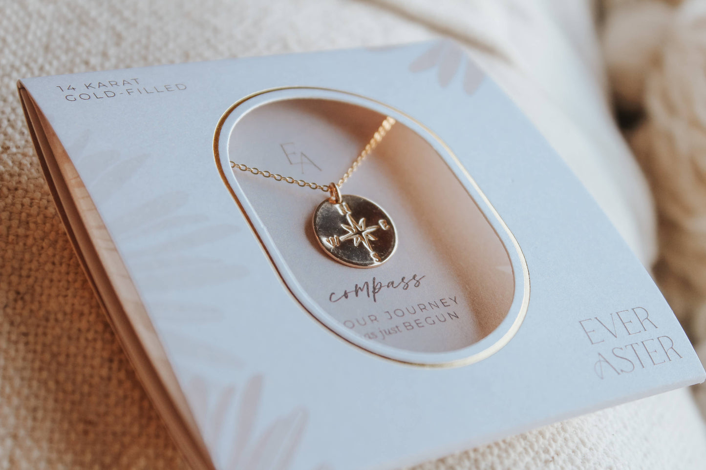 Ever Aster - Compass Necklace