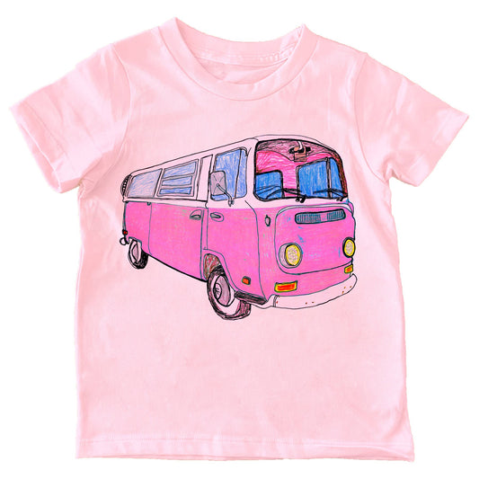 orangeheat - Pink Venice Wheels - Kids Pink Cotton