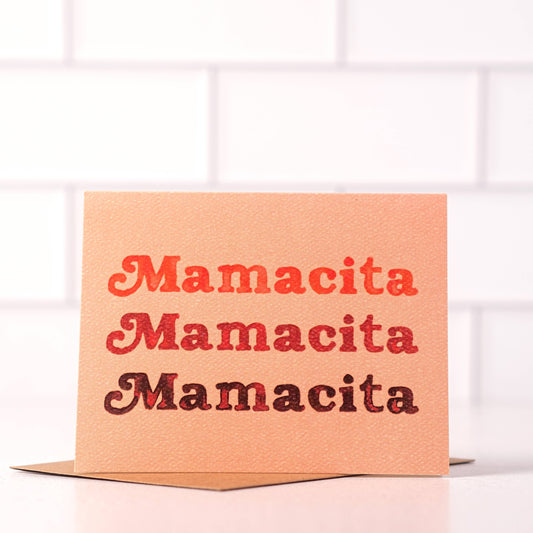 Daydream Prints - Mamacita - Retro New Mom Card, Mother's Day Card