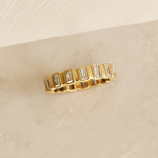 MAIVE - Baguette Eternity Band Ring