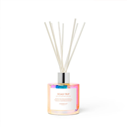 Moodcast Fragrance Co. - Road Trip - Iridescent/Silver 100ml Reed Diffuser