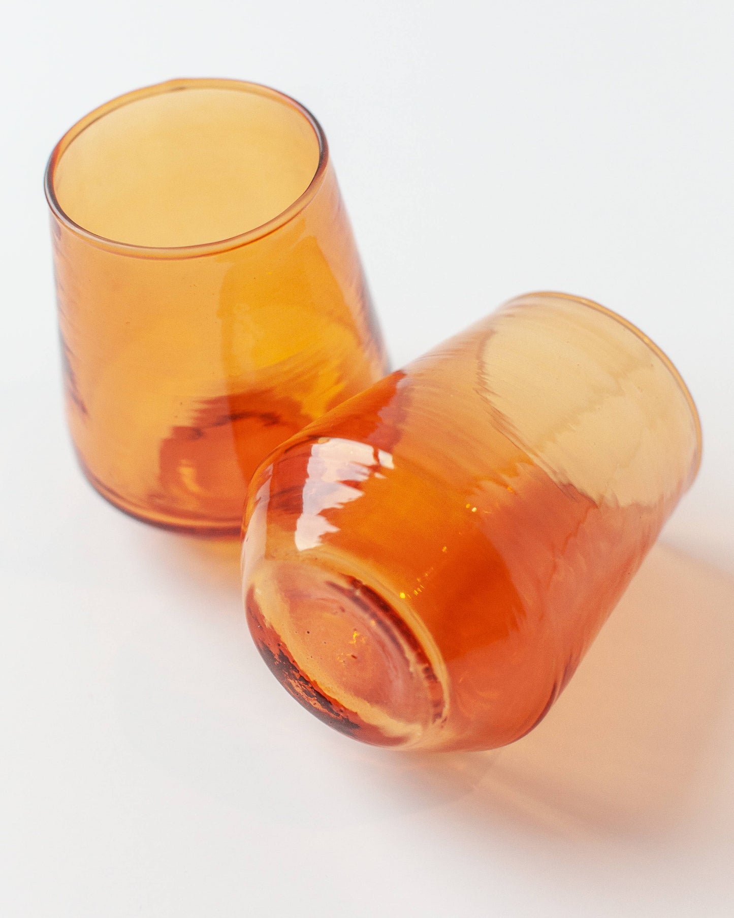 Creative Women - Handblown Hammered Glass Water Tumbler - assorted colors